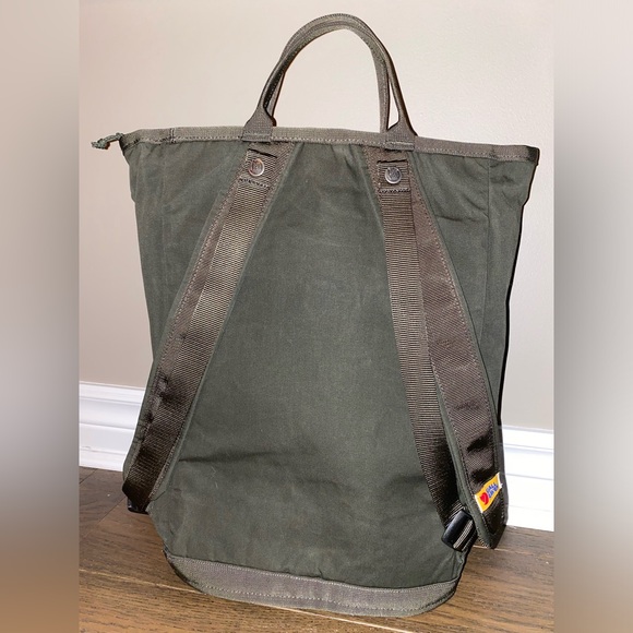 GREEN Fjallraven Vardag Tote Backpack 20L - Picture 3 of 4